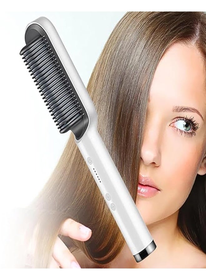 LOISTE Electric Hair Straightening Comb – Heated Styling Brush for Women & Men, Smooths Frizz & Straightens Hair - Image 4